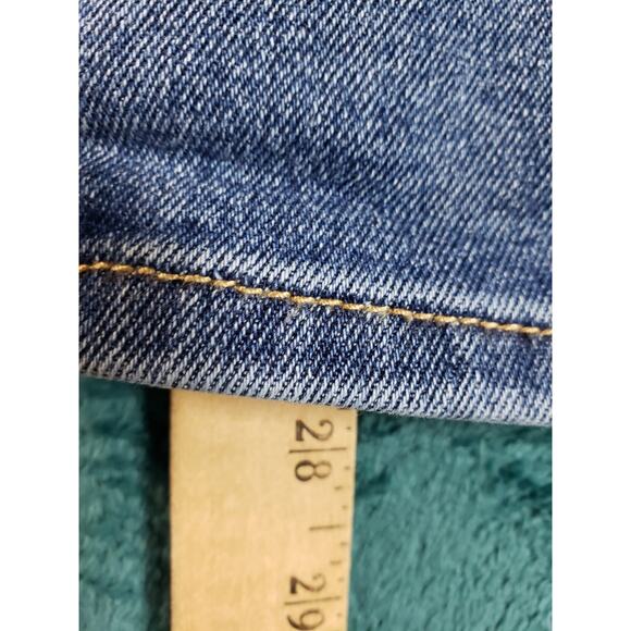 Jordache Jeans Size 14 Womens Blue Stretch Pants Denim High Rise Curvy Mom - Picture 8 of 13